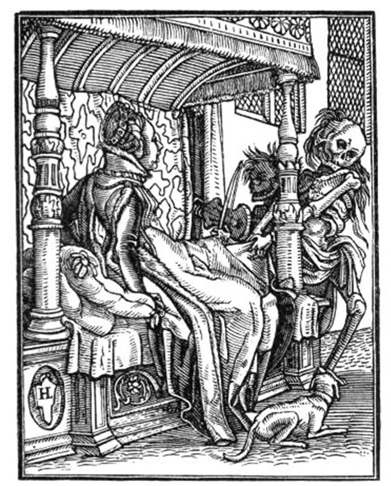 The Duchess, a scene from the Dance of Death