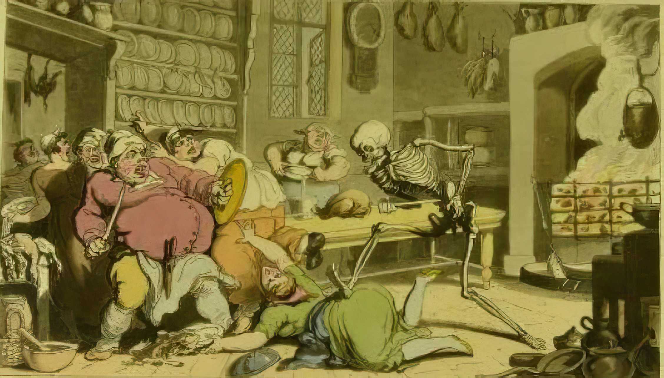 Rowlandson Illustration from the English Dance of Death