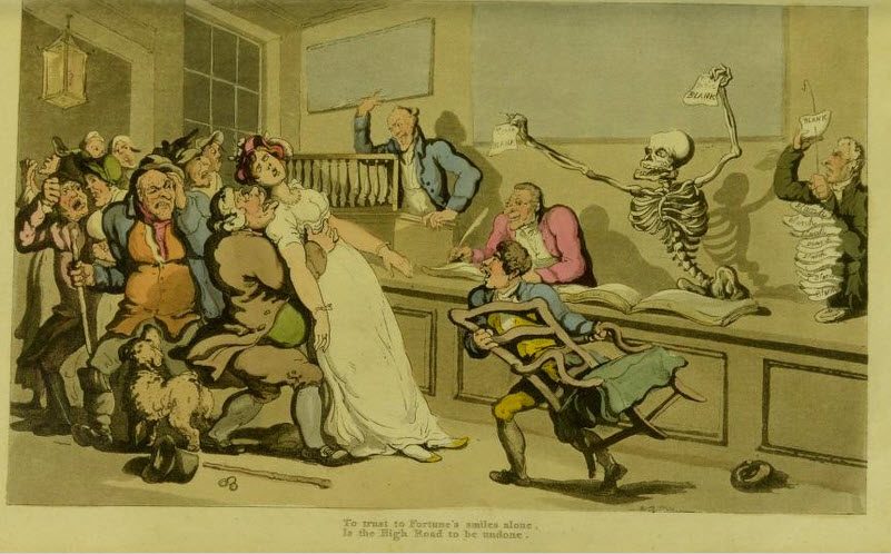 The Lottery, Scene from the English Dance of Death