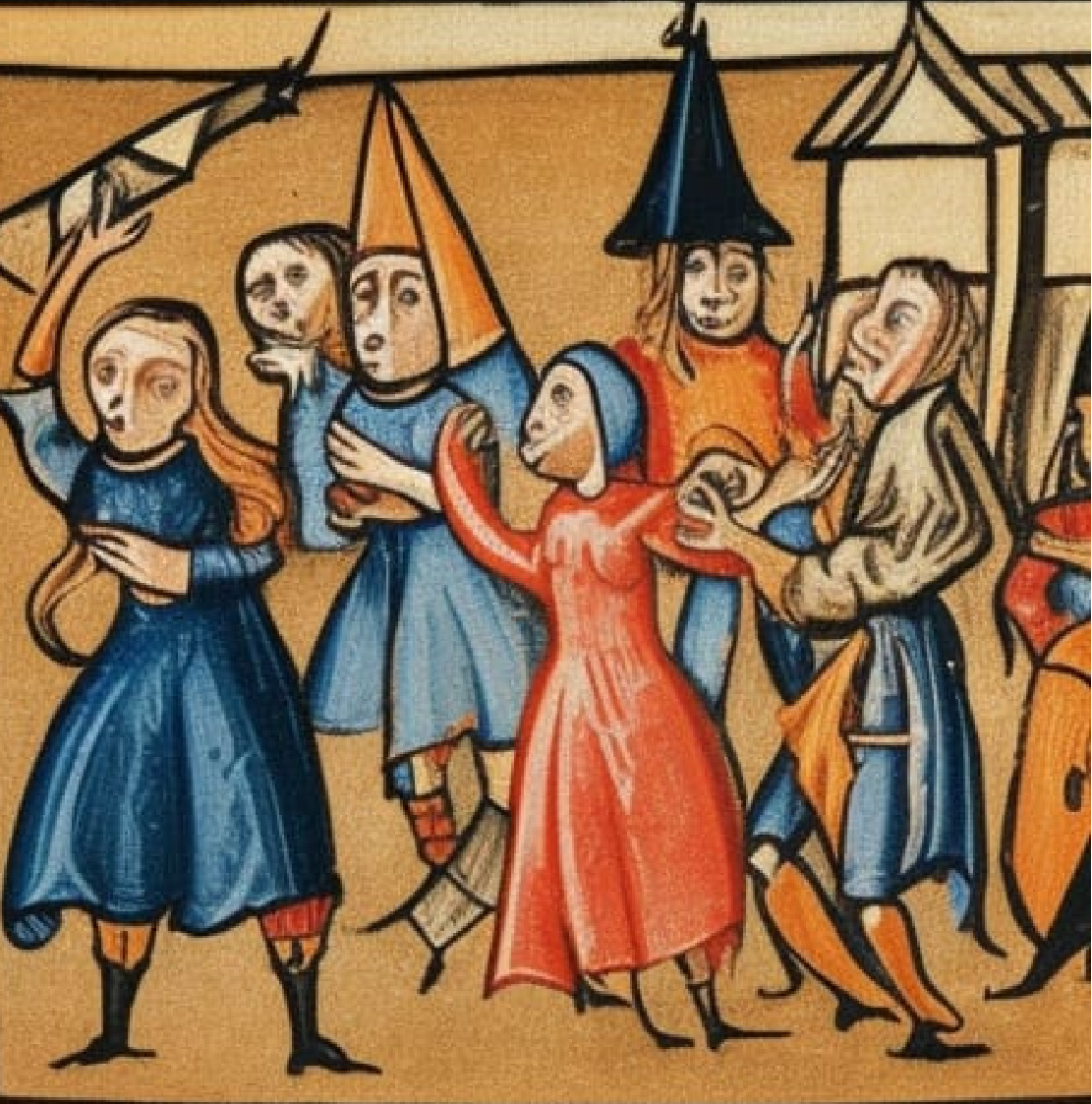 Dancing Mania - Affecting Towns and Peasants Alike